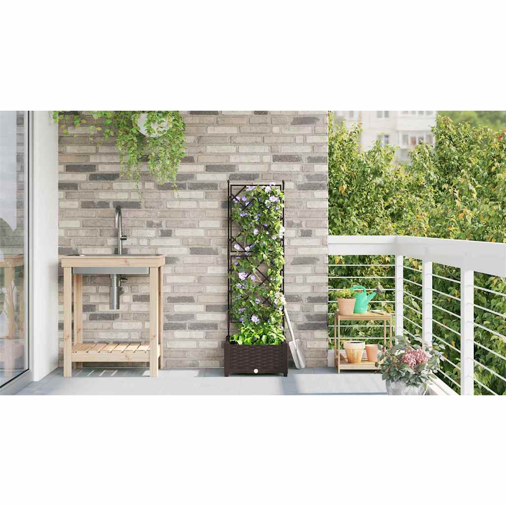 Have Blomsterkrukke Brun 40 x 40 x 125,5 cm PP