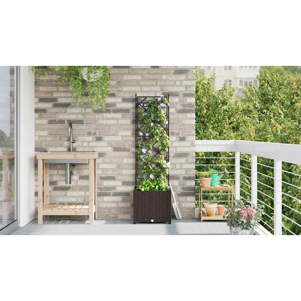 Have Blomsterkrukke Brun 40 x 40 x 143 cm PP