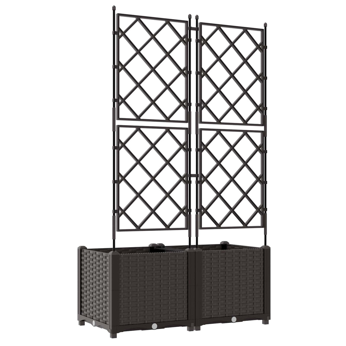 Have Blomsterkrukke 2 stk. Brun 80 x 40 x 143 cm PP