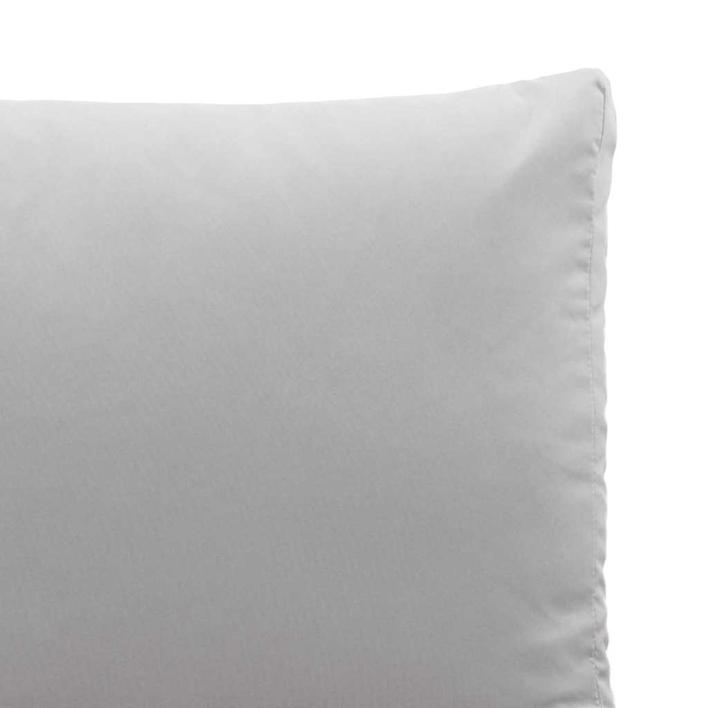 Havemøbelsofa med pude Lysegrå 200,5 x 70 x 85,5 cm Stål