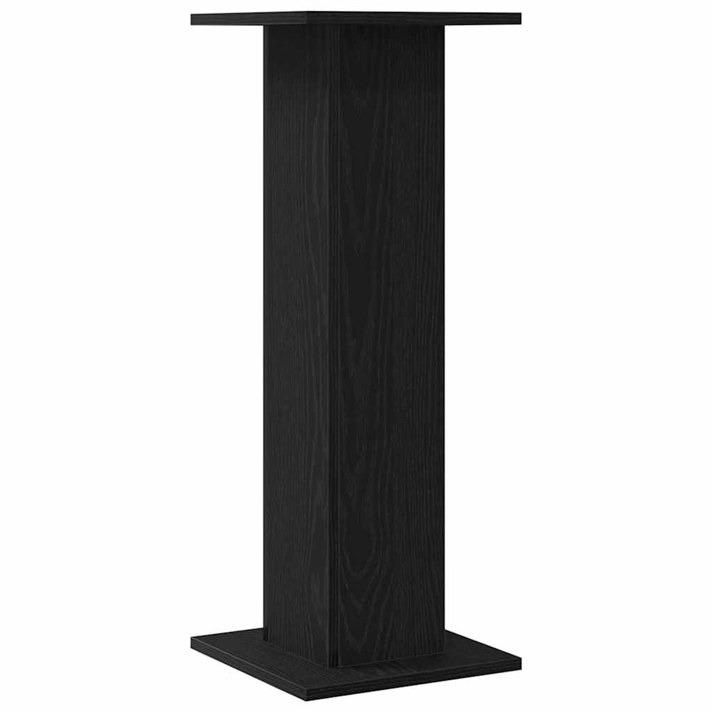 Højtaler Stativer 2 stk. Sort eg 30 x 30 x 80 cm