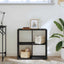 Bogreol Sort eg 68.5 x 32 x 68.5 cm