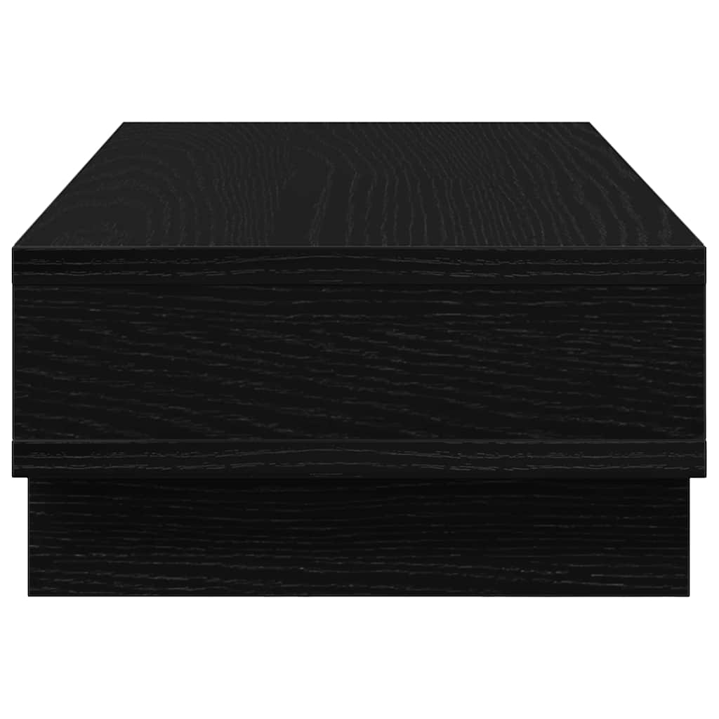 skærmholder 50x27x15 cm konstrueret træ sort egetræsfarve