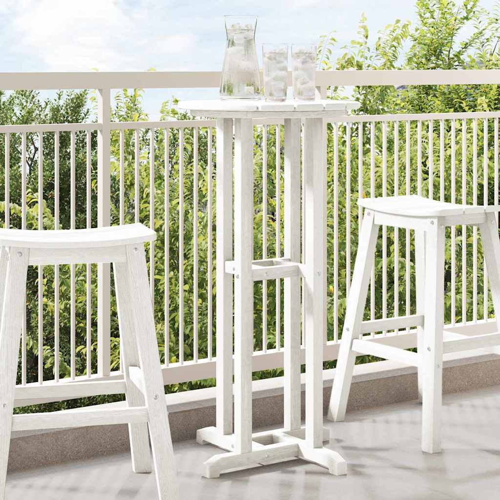 Barbord Hvid 55 x 55 x 107 cm Polyethylen