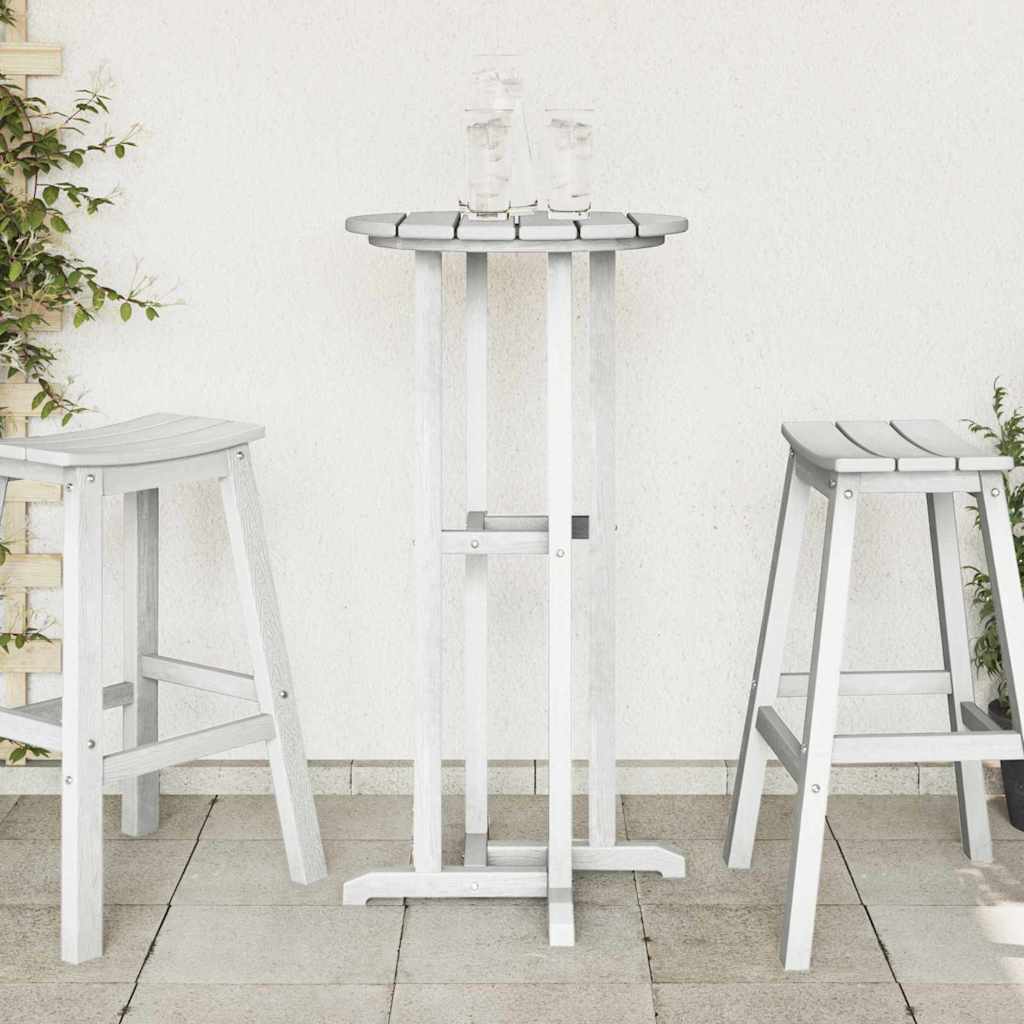 Barbord Hvid 55 x 55 x 107 cm Polyethylen