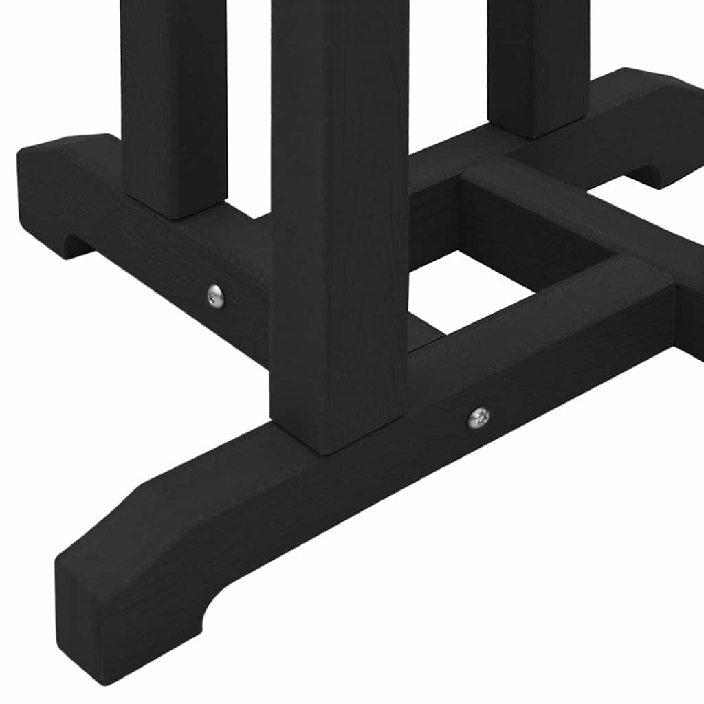 Barbord Sort 55 x 55 x 107 cm Polyethylen