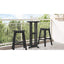 Barbord Sort 55 x 55 x 107 cm Polyethylen