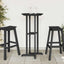 Barbord Sort 55 x 55 x 107 cm Polyethylen