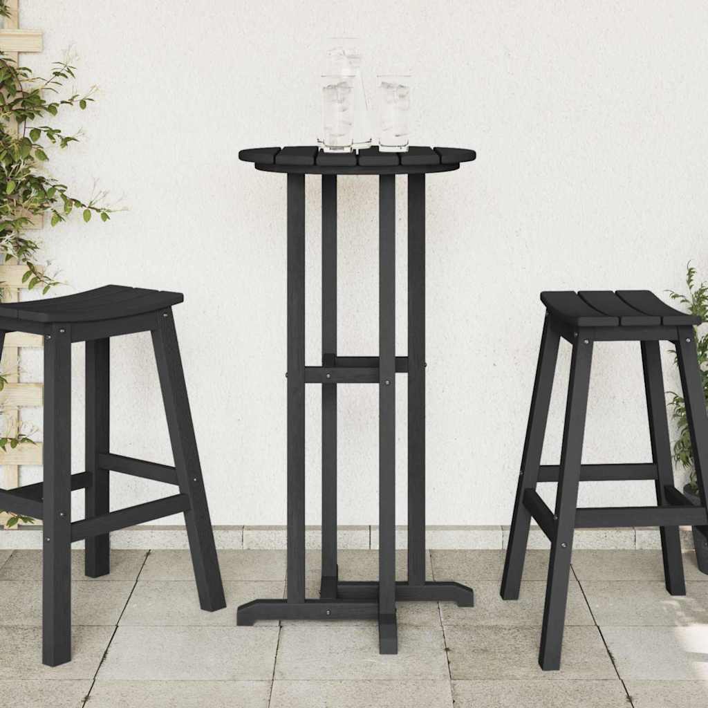 Barbord Sort 55 x 55 x 107 cm Polyethylen