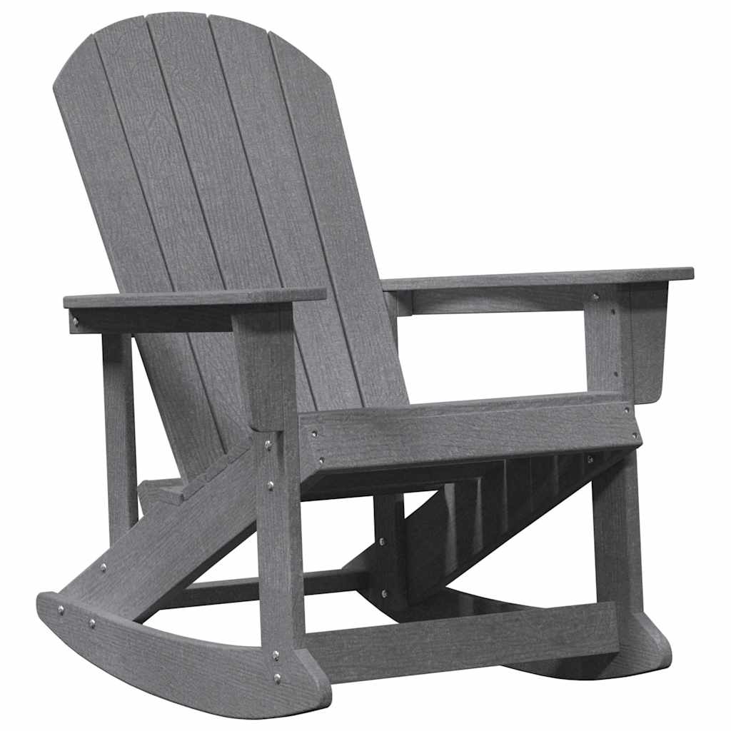 Adirondack gyngestol Lysegrå HDPE