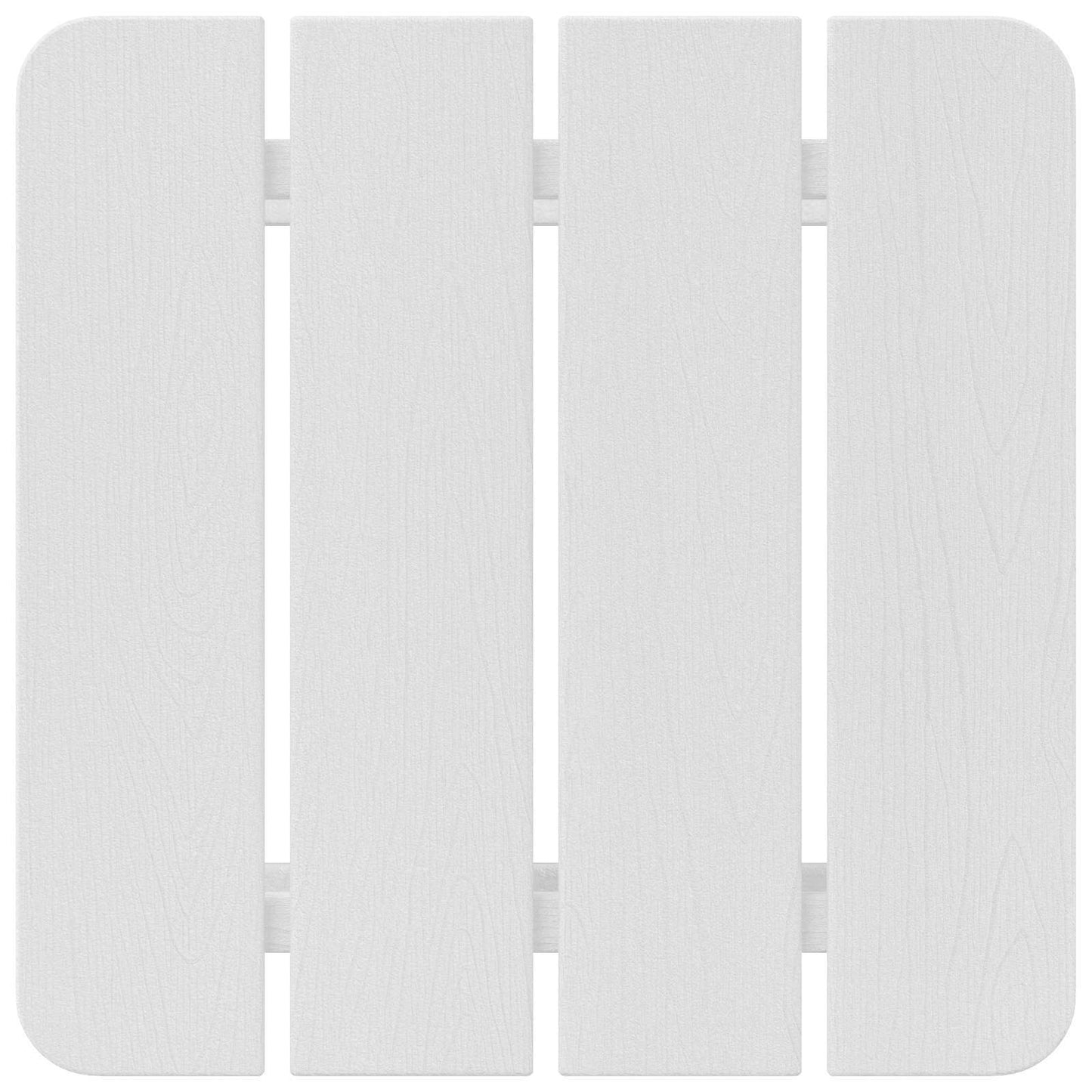 Sidebord Hvid 38 x 38 x 46 cm Polyethylen
