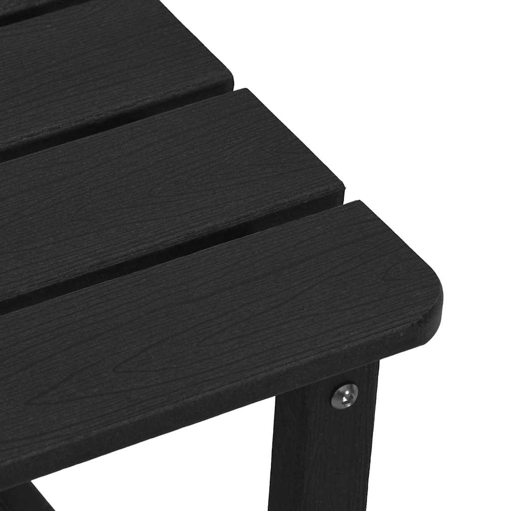 Sidebord Sort 38 x 38 x 46 cm Polyethylen
