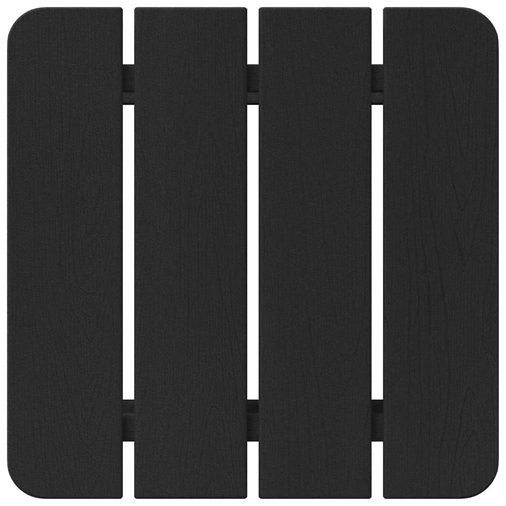 Sidebord Sort 38 x 38 x 46 cm Polyethylen