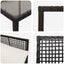 Have Spisebordssæt 5 stk. Sort polyrattan