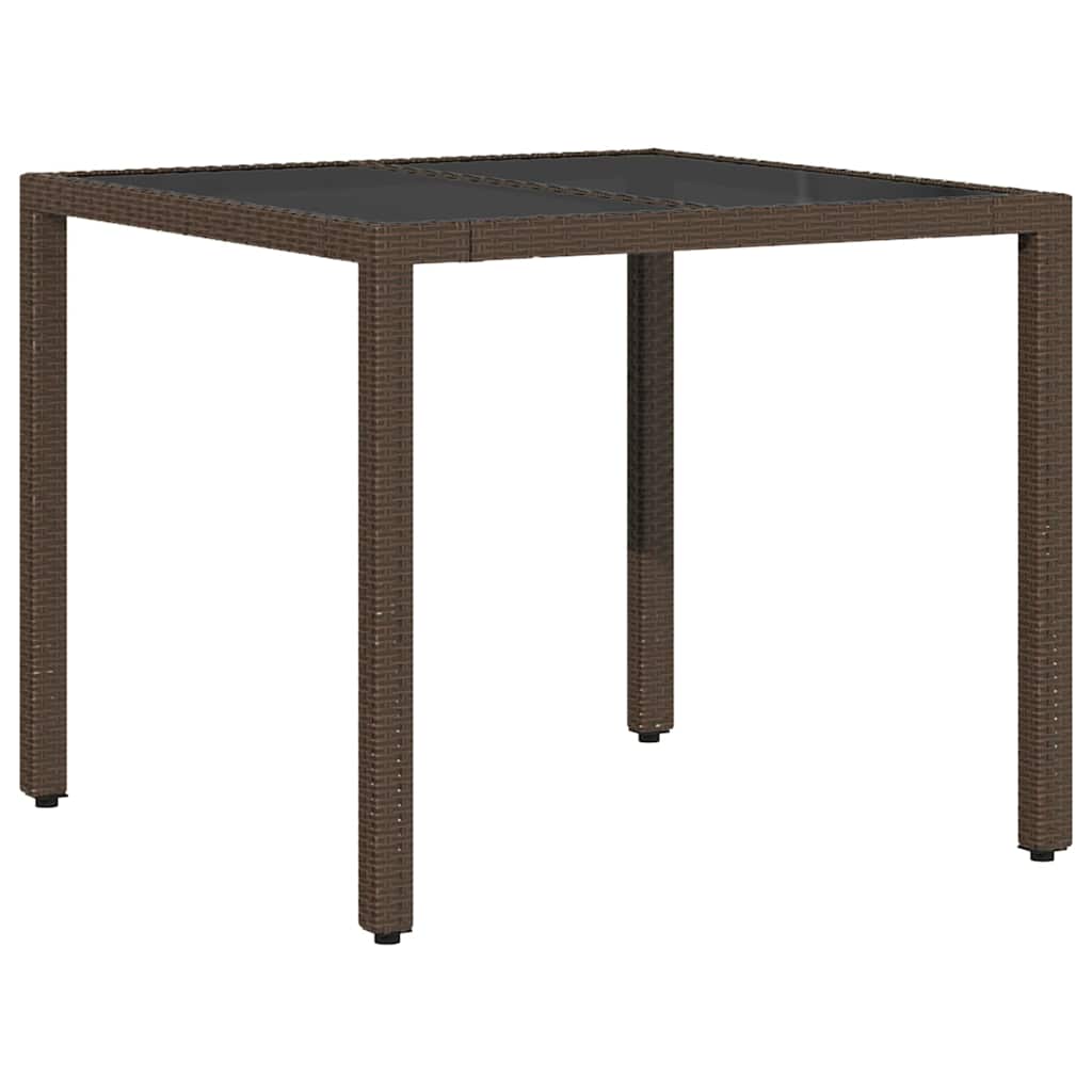 Have Spisebordssæt 3 stk. Brun polyrattan
