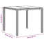 Have Spisebordssæt 3 stk. Brun polyrattan