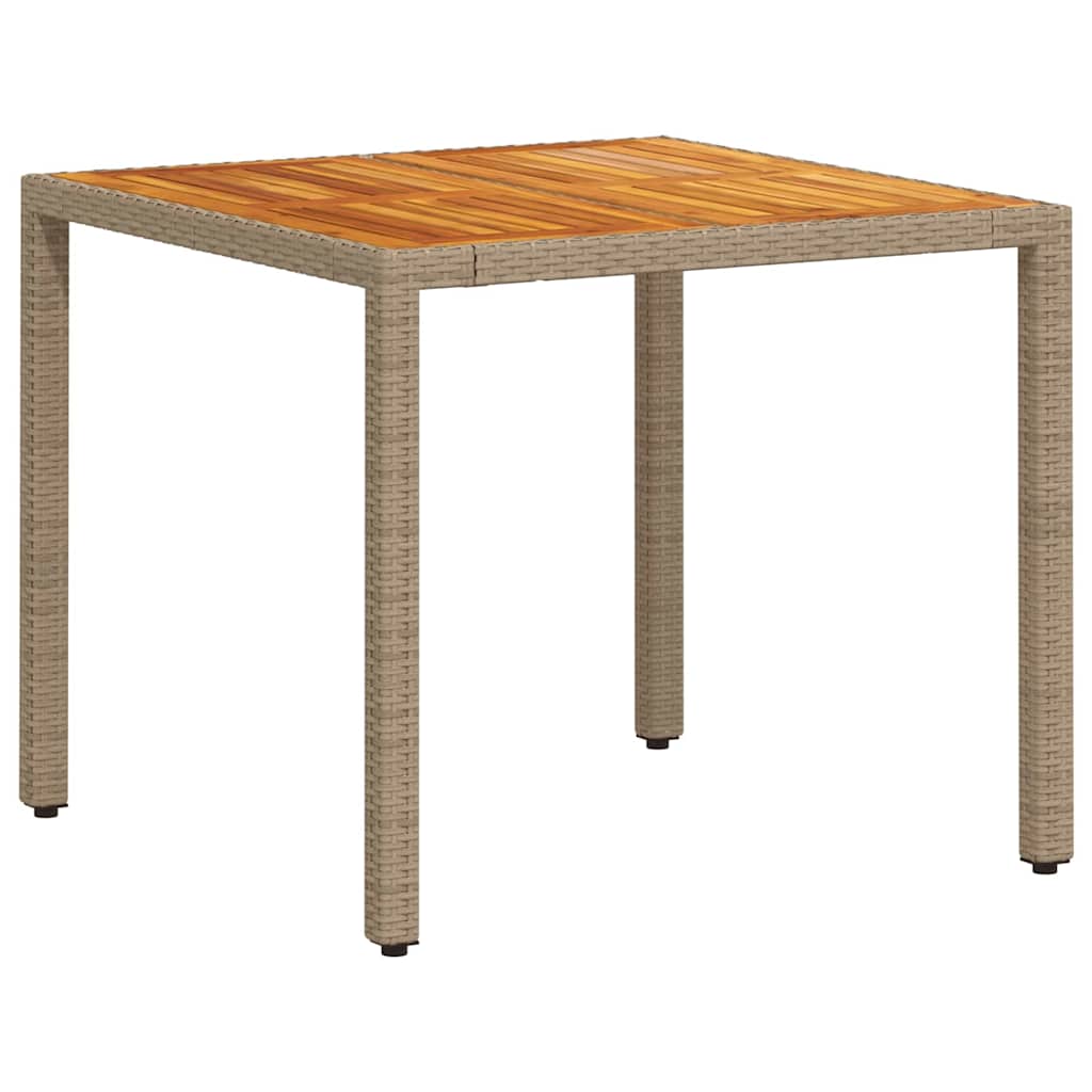 Have Spisebordssæt 5 stk. Beige polyrattan