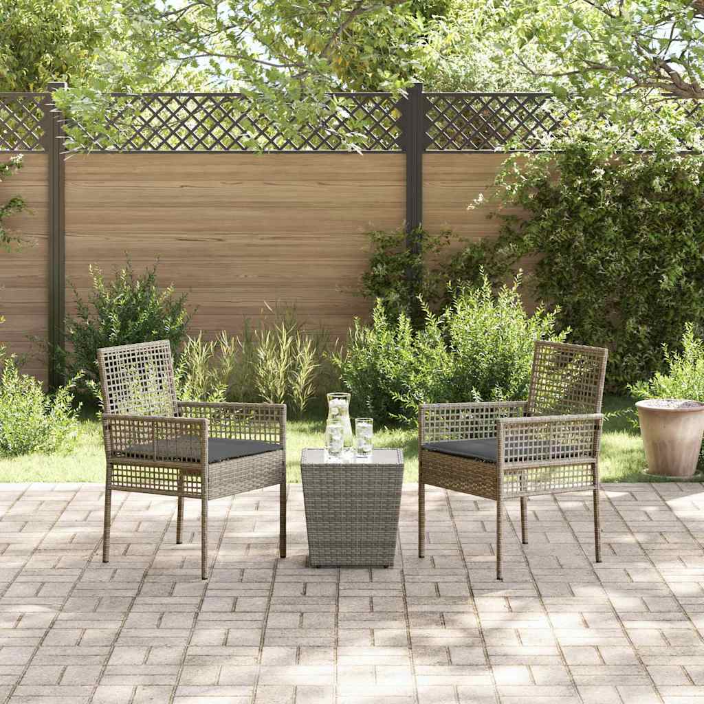 Have Bistro Sæt 3 stk. Grå polyrattan