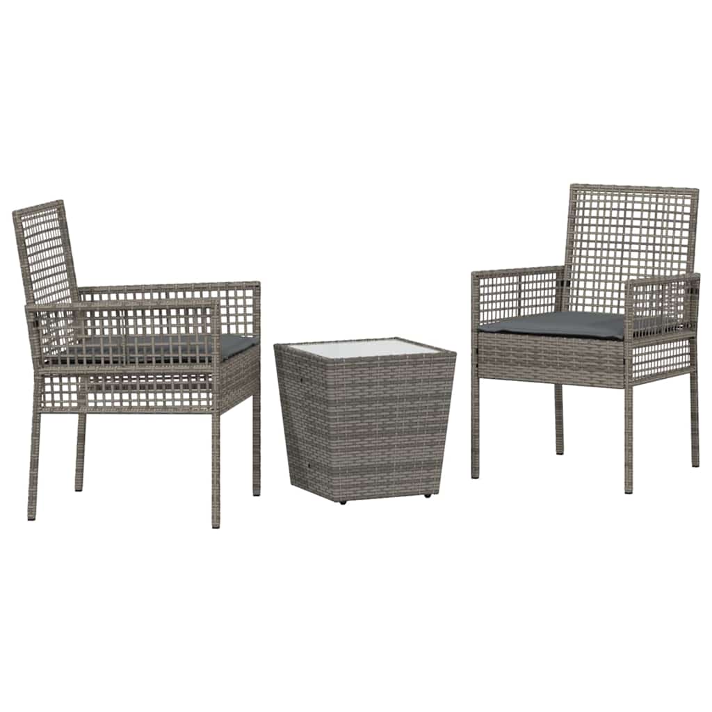 Have Bistro Sæt 3 stk. Grå polyrattan