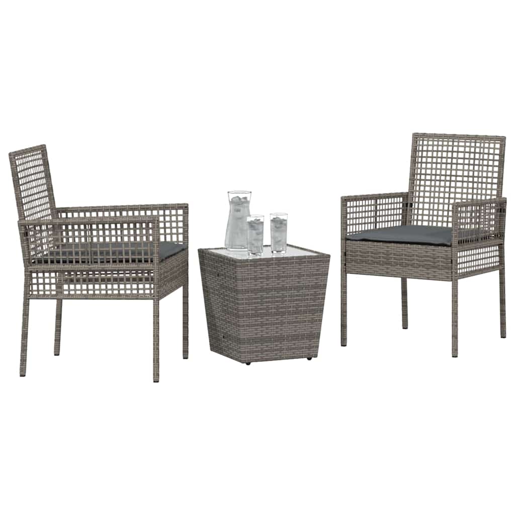 Have Bistro Sæt 3 stk. Grå polyrattan