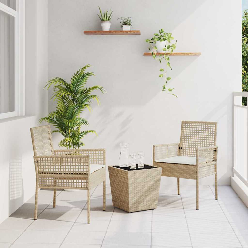 Have Bistro Sæt 3 stk. Beige polyrattan