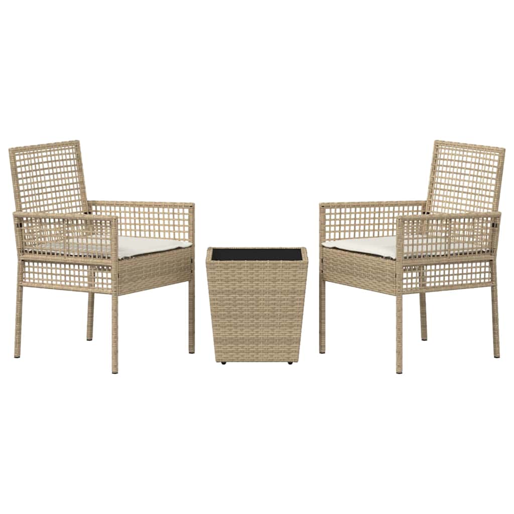 Have Bistro Sæt 3 stk. Beige polyrattan