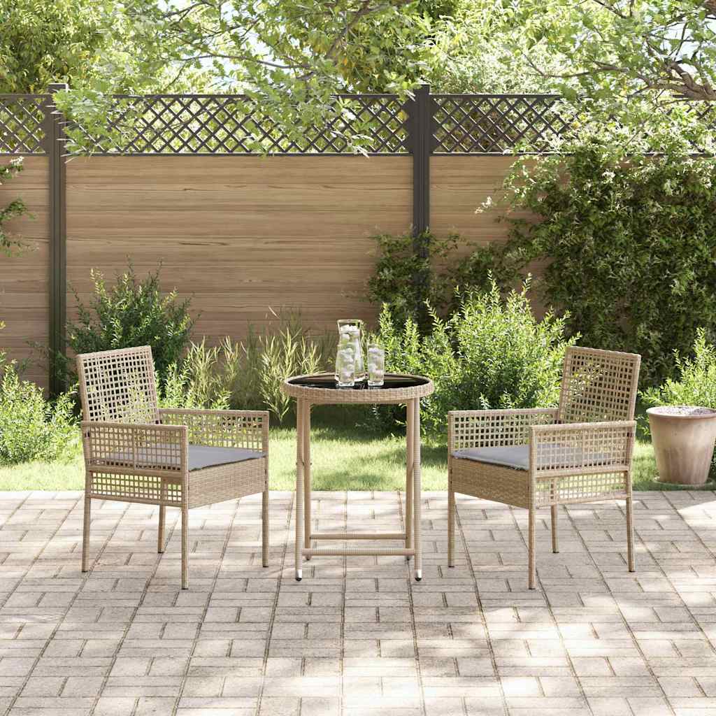 Have Bistro Sæt 3 stk. Beige polyrattan