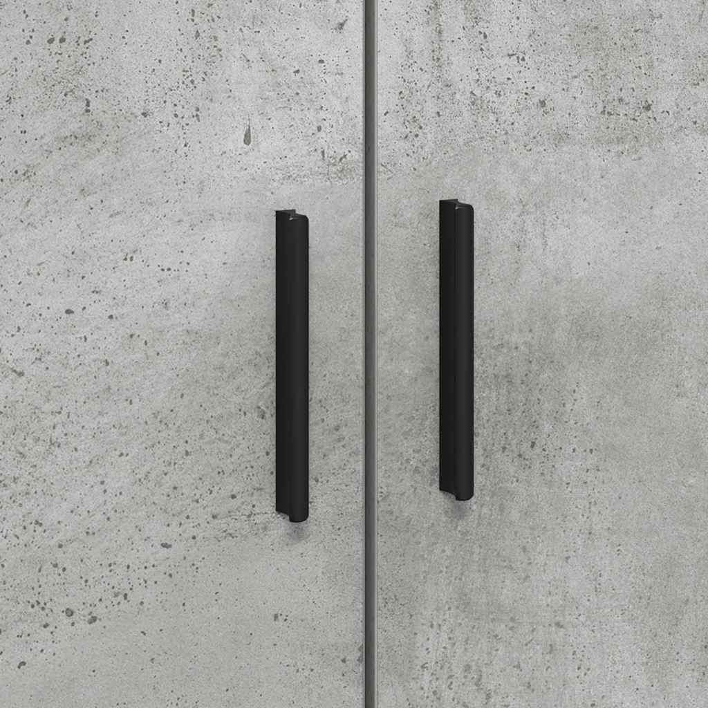 Sengestel med skuffe Beton Grå 100 x 200 cm Konstrueret træ