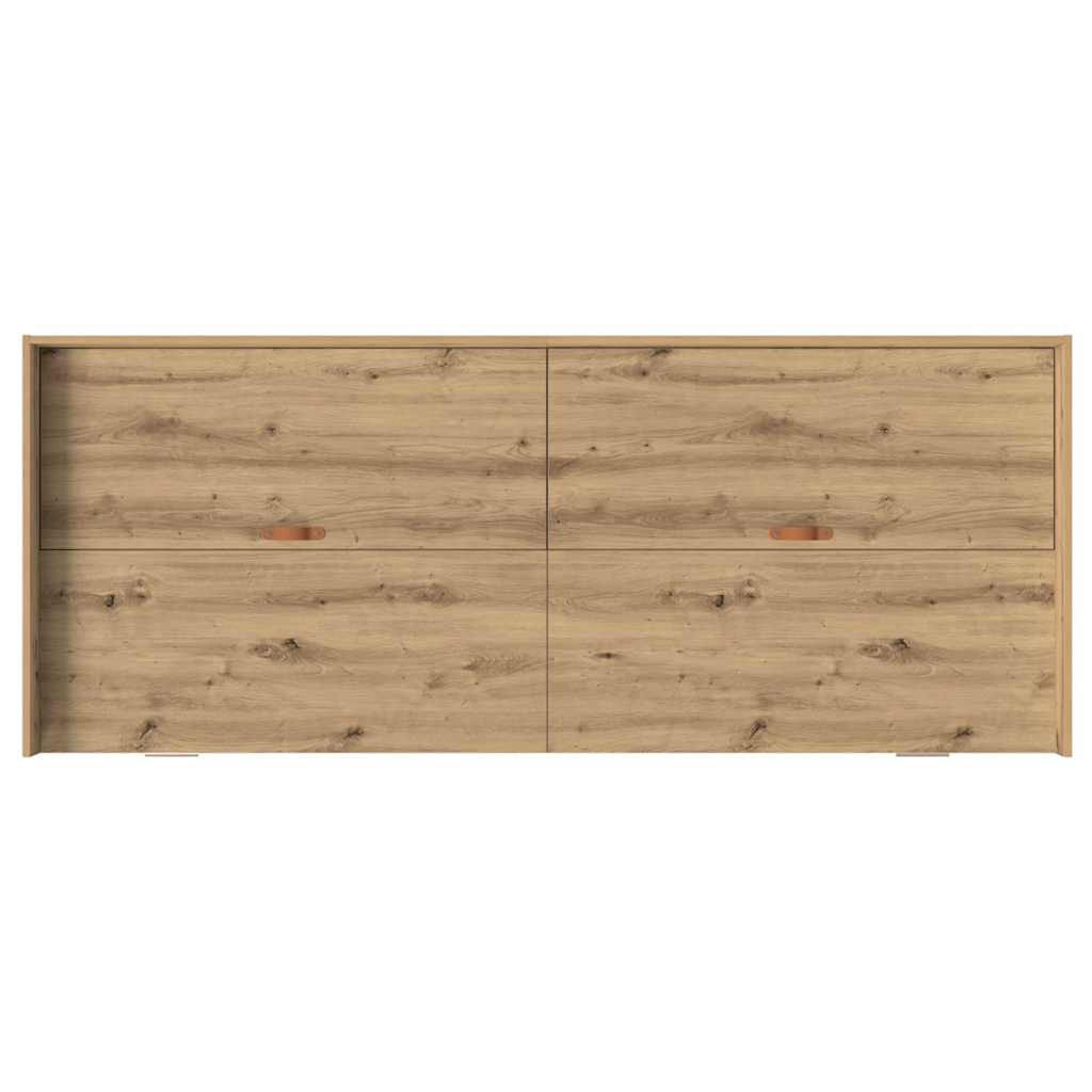 Sengestel med dør Artisan Egetræ 100 x 200 cm Konstrueret træ