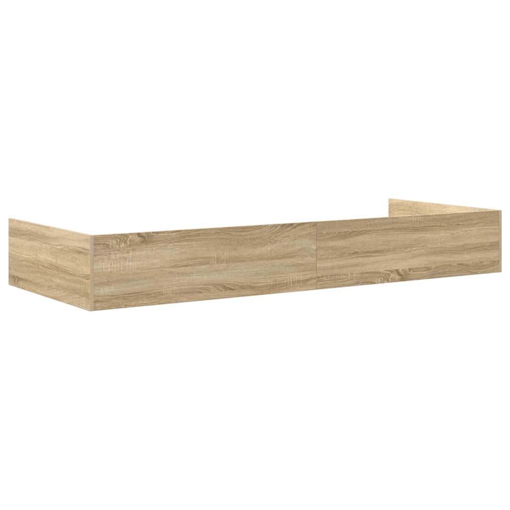 Sengestel med skuffe Sonoma eg 80 x 200 cm Konstrueret træ