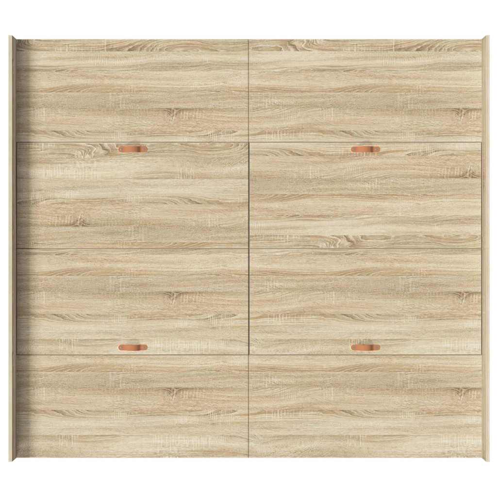 Seng med opbevaring Sonoma eg 180 x 200 cm Konstrueret træ