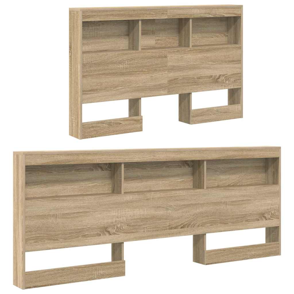 Opbevaringshovedgavl Sonoma eg 120 cm Konstrueret træ