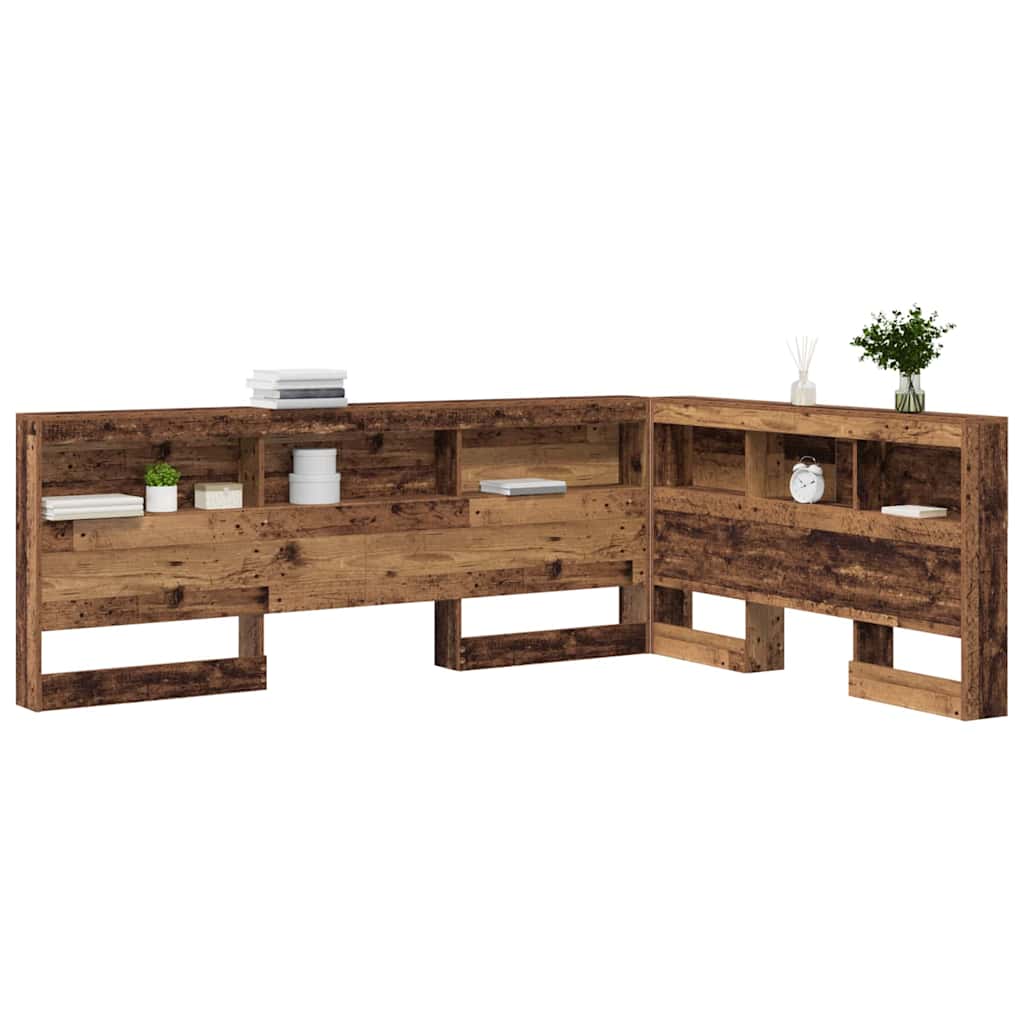 Opbevaringshovedgavl Gammelt træ Konstrueret træ