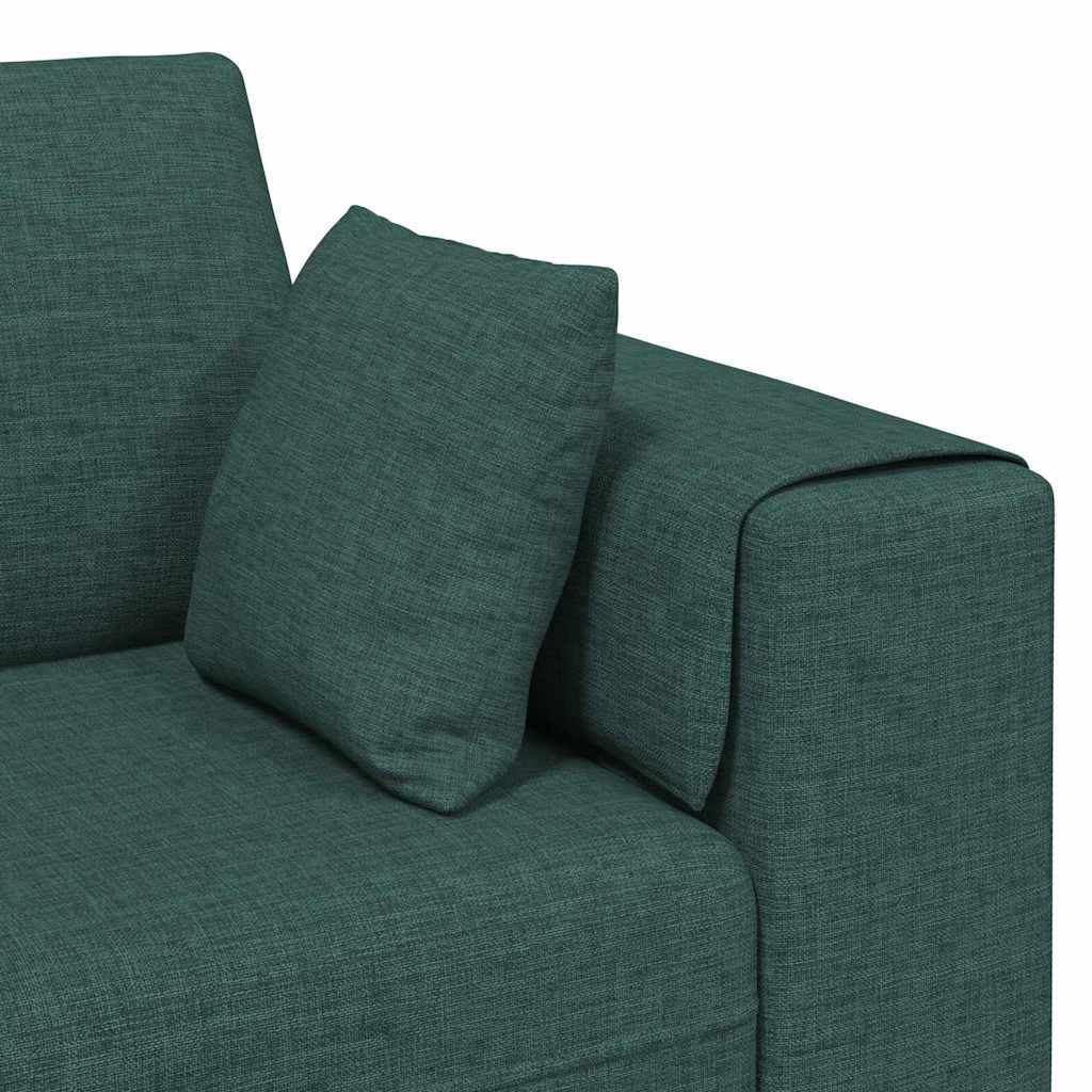 Sofa Mørkegrøn 250 x 77 x 76 cm Stof
