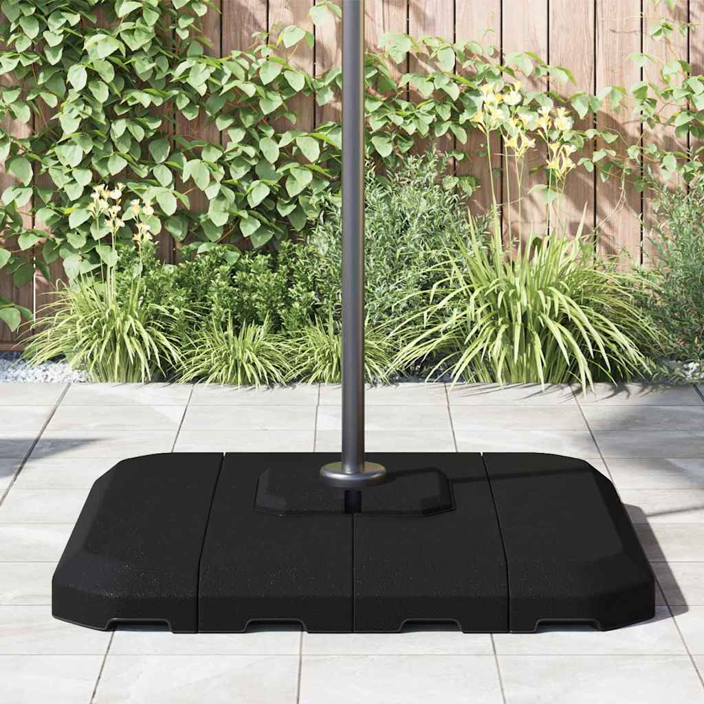 Cantilever parasolbase 130 Sort Højdensitet polyethylen