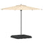 Cantilever parasolbase 130 Sort Højdensitet polyethylen