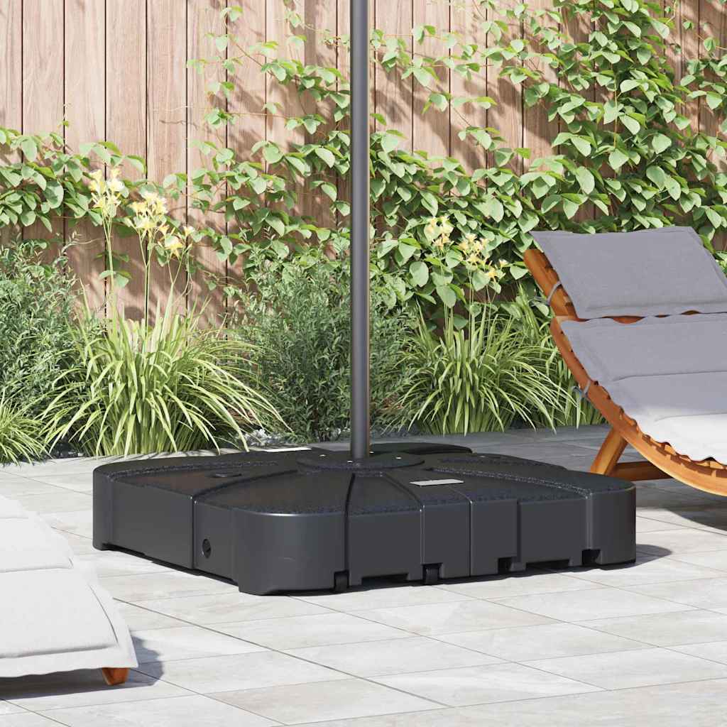 Cantilever parasolbase 150 Sort Højdensitet polyethylen