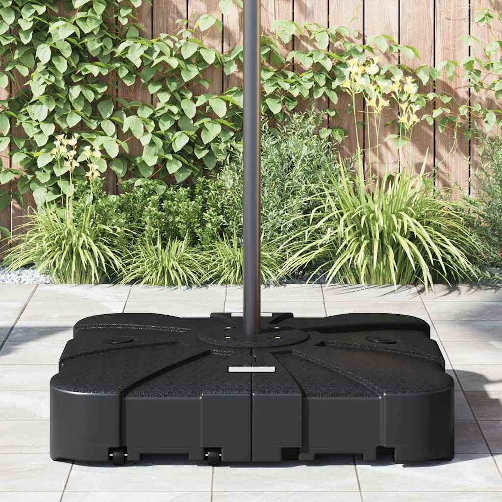 Cantilever parasolbase 150 Sort Højdensitet polyethylen