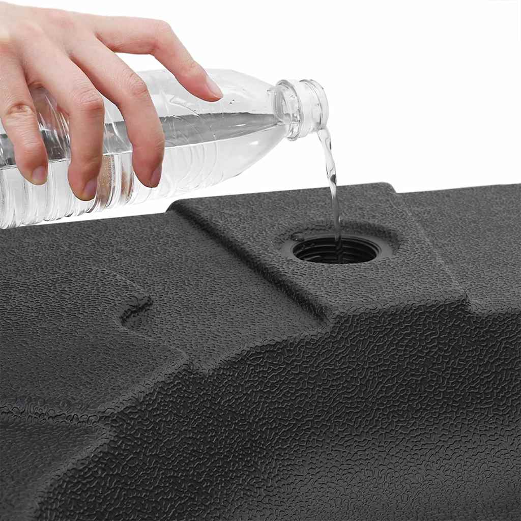 Cantilever parasolbase 110 Sort Højdensitet polyethylen