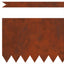 Plænekant 30 stk. 100 x 0,05 x 30 cm Cortenstål Rusten