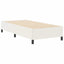 Box spring seng Creme 80 x 200 cm Velourstof