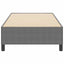 Box spring seng Lysegrå 90 x 190 cm Velourstof