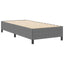 Box spring seng Lysegrå 90 x 200 cm Velourstof