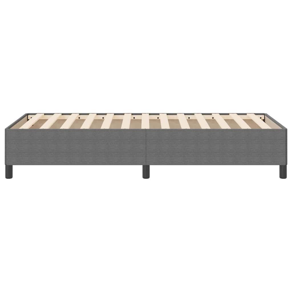 Box spring seng Lysegrå 90 x 200 cm Velourstof