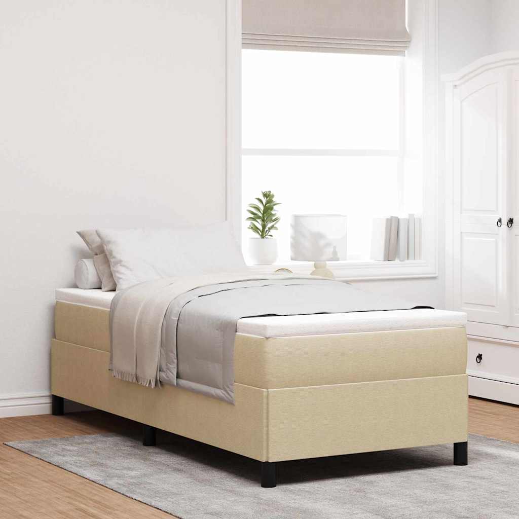 Box spring seng Grågrøn 100 x 200 cm Velourstof