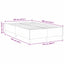 Box spring seng Lysegrå 120 x 190 cm Velourstof