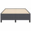 Box spring seng Mørkegrå 120 x 190 cm Velourstof