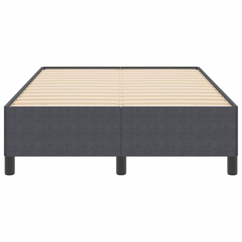 Box spring seng Mørkegrå 120 x 190 cm Velourstof