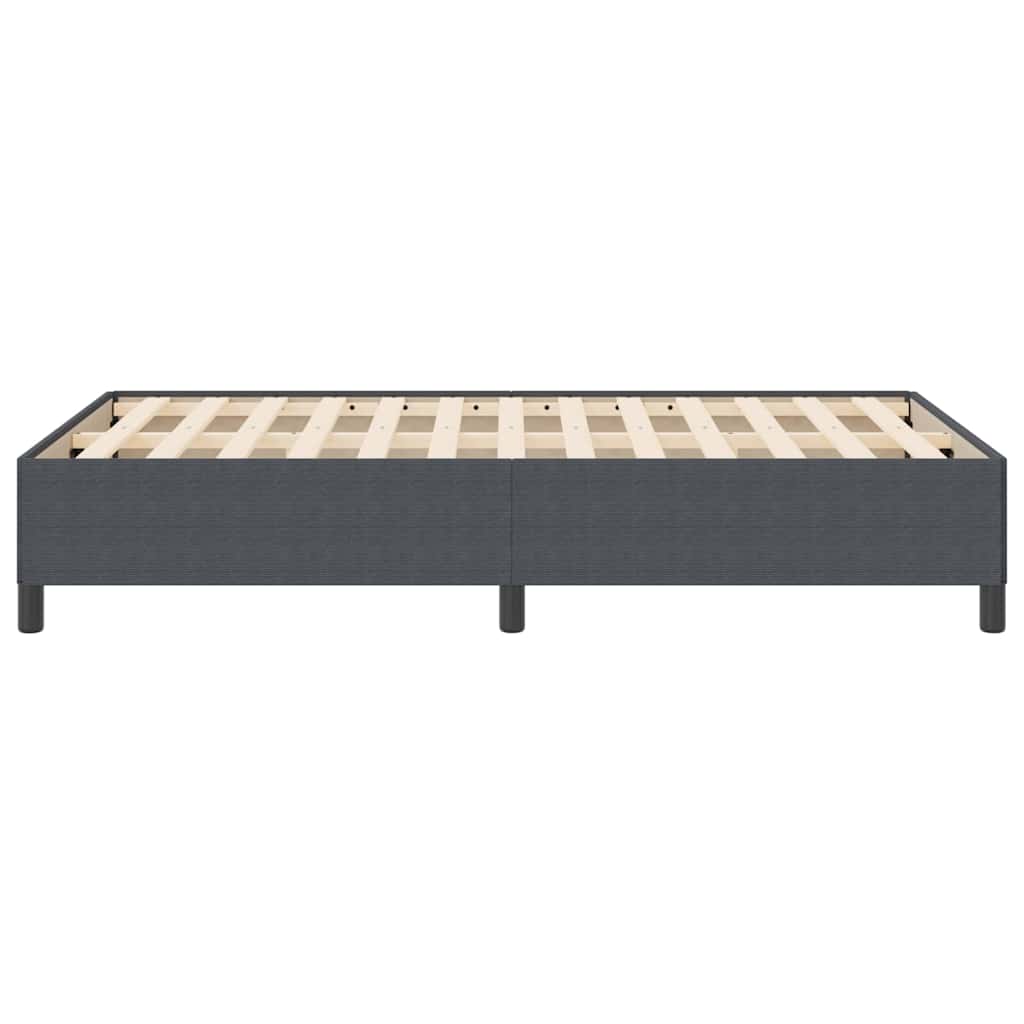 Box spring seng Mørkegrå 120 x 190 cm Velourstof