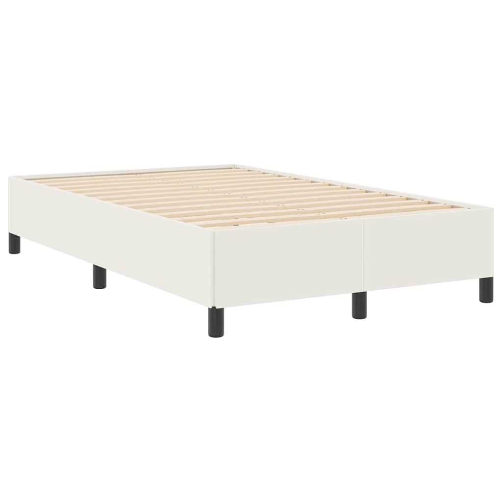 Box spring seng Cremefarvet 120 x 190 cm Velourstof
